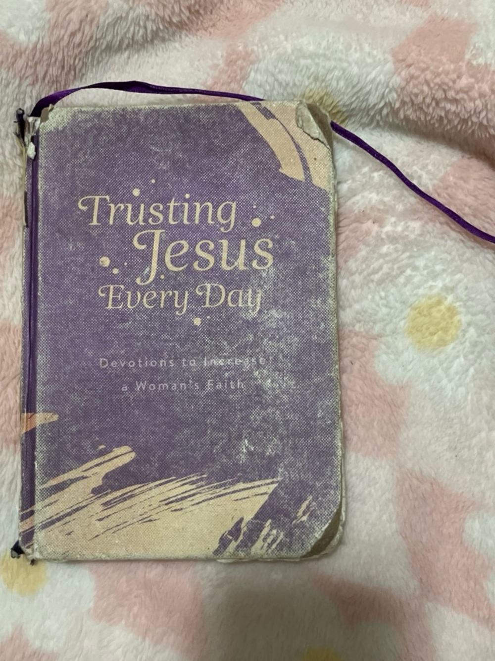 Trusting Jesus Every Day Devotional - Purple Cover